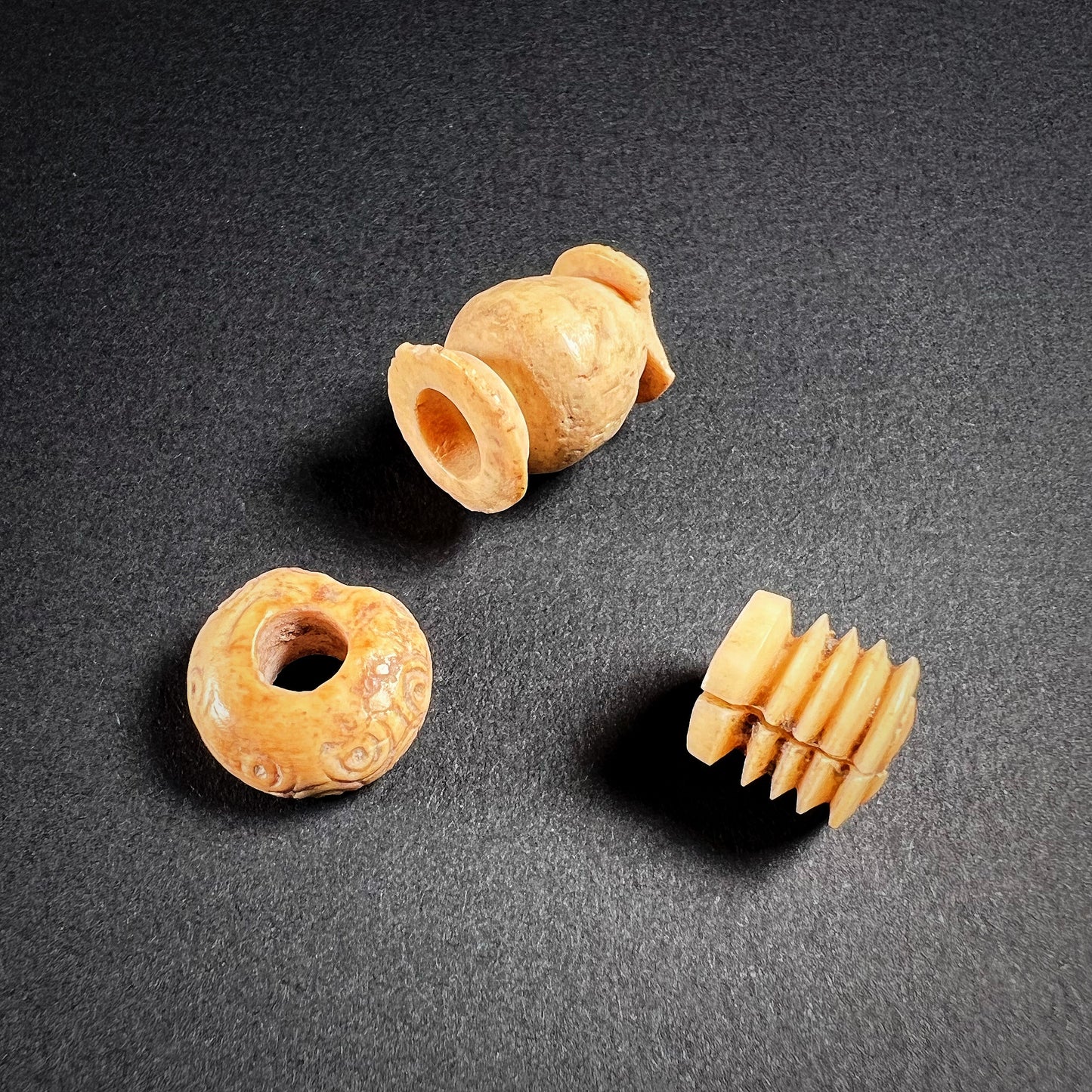 Early Islamic Bone Spindle Whorls