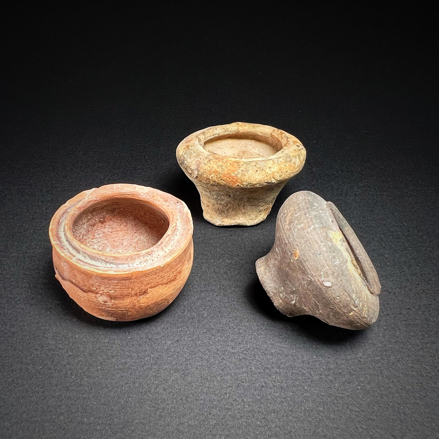 Collection of Roman Terracotta Miniature Vessels