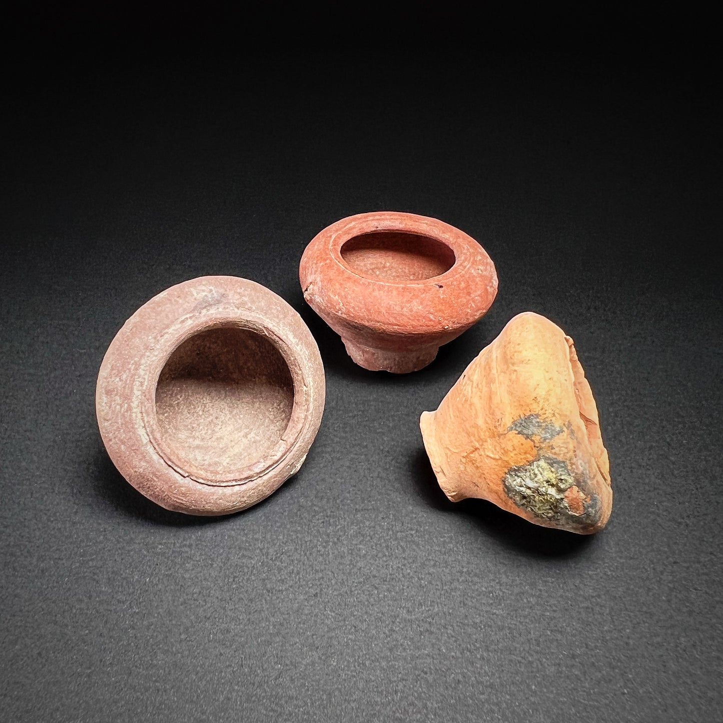 Collection of Roman Terracotta Miniature Vessels