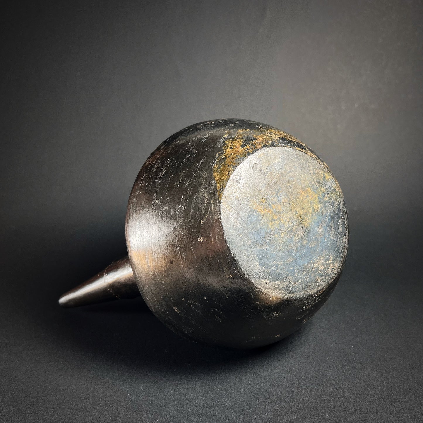 Lambayeque Blackware Double Spouted Vessel