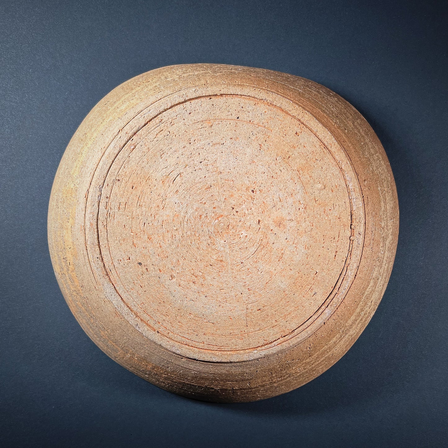 Thai San Kamphaeng Olive Green Glazed Stoneware Bowl