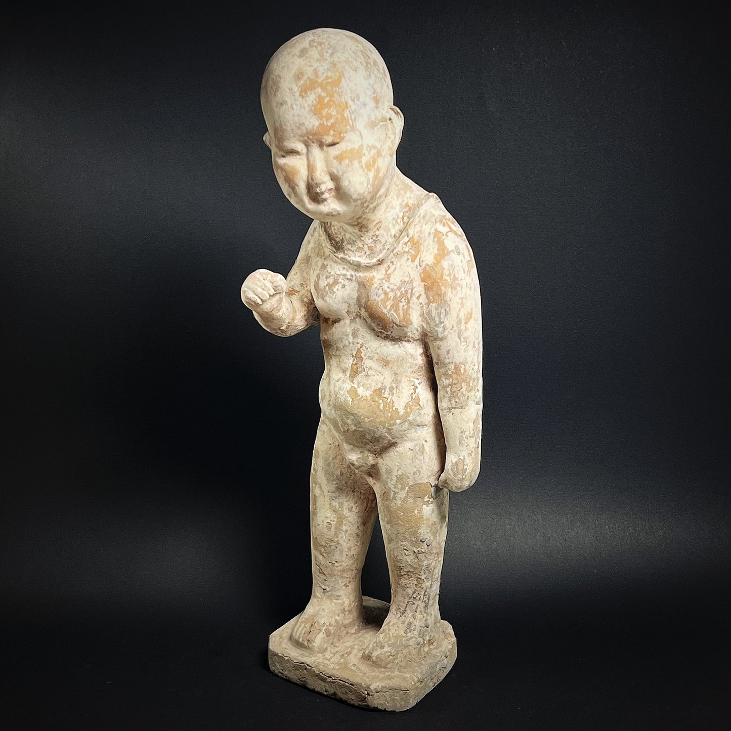 Song Dynasty Pottery Figure of a Boy