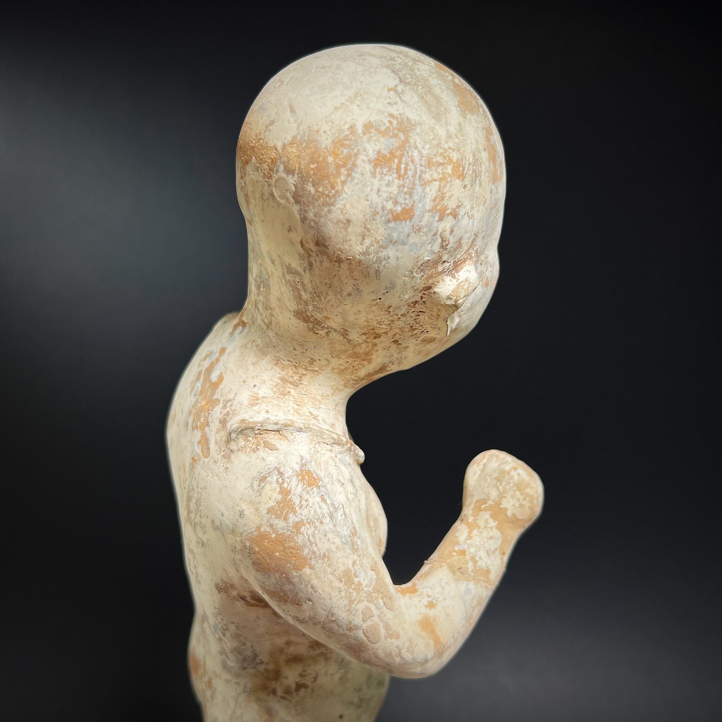 Song Dynasty Pottery Figure of a Boy