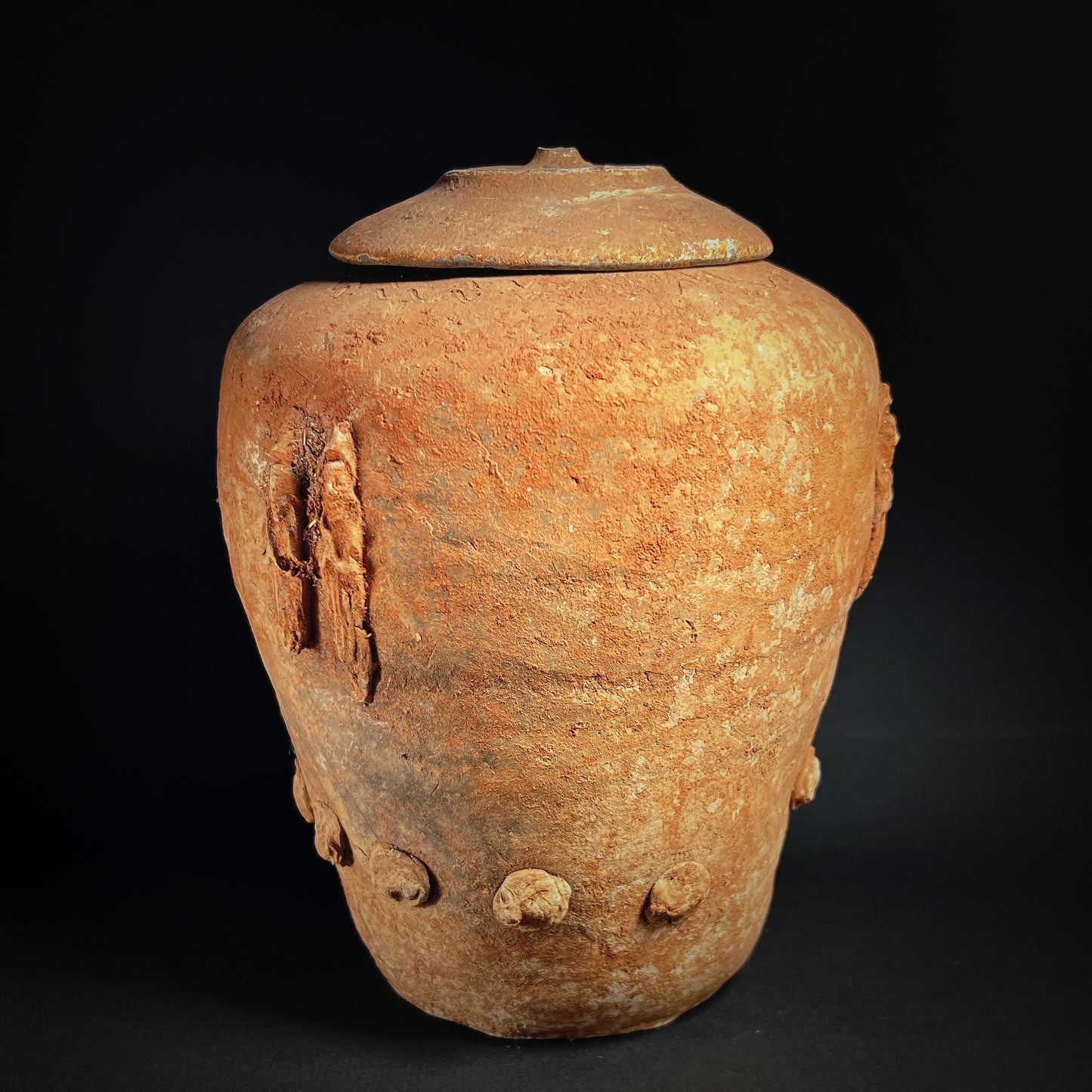Yuan Dynasty Buddhist Pottery Zodiac Jar