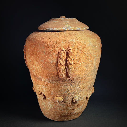 Yuan Dynasty Buddhist Pottery Zodiac Jar