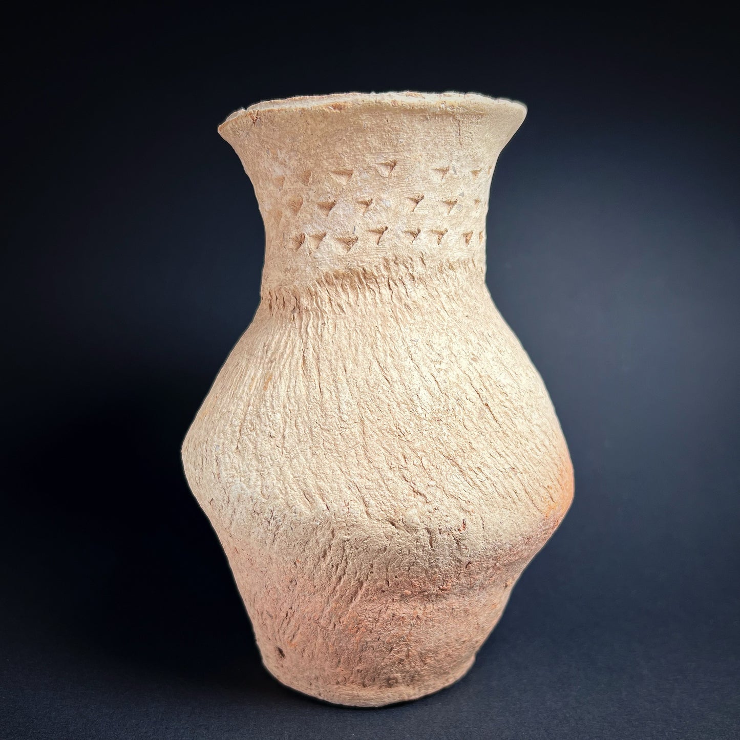 Qijia Culture Cord-Impressed Pottery Jar