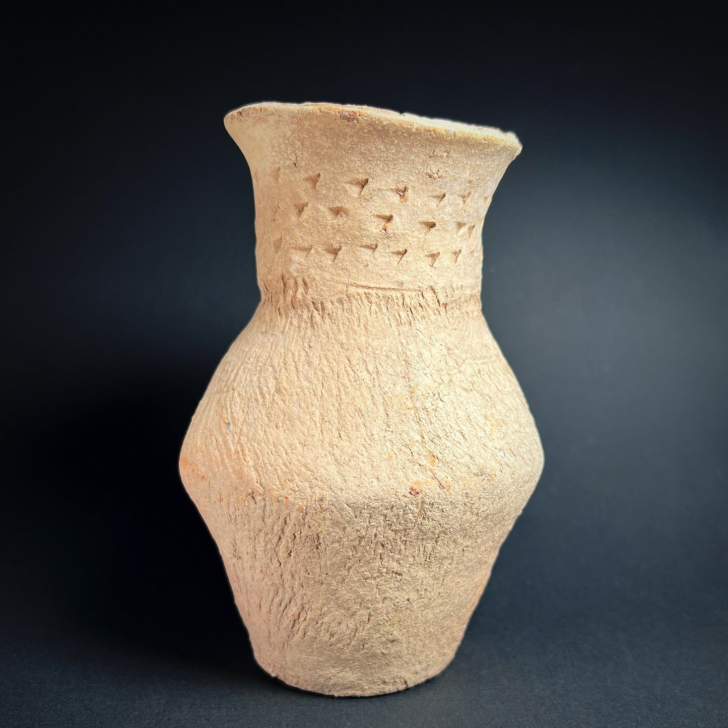 Qijia Culture Cord-Impressed Pottery Jar