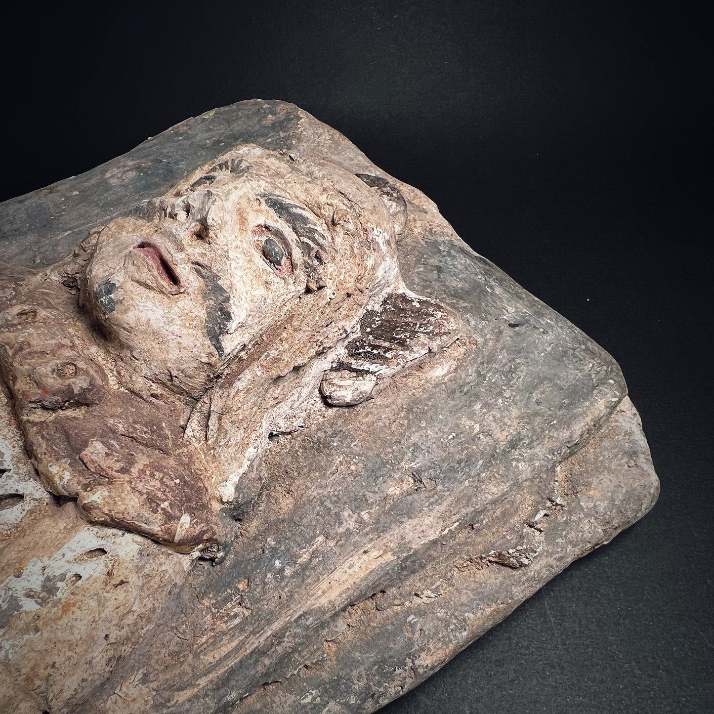 Jin Dynasty Terracotta Brick with Warrior Figure