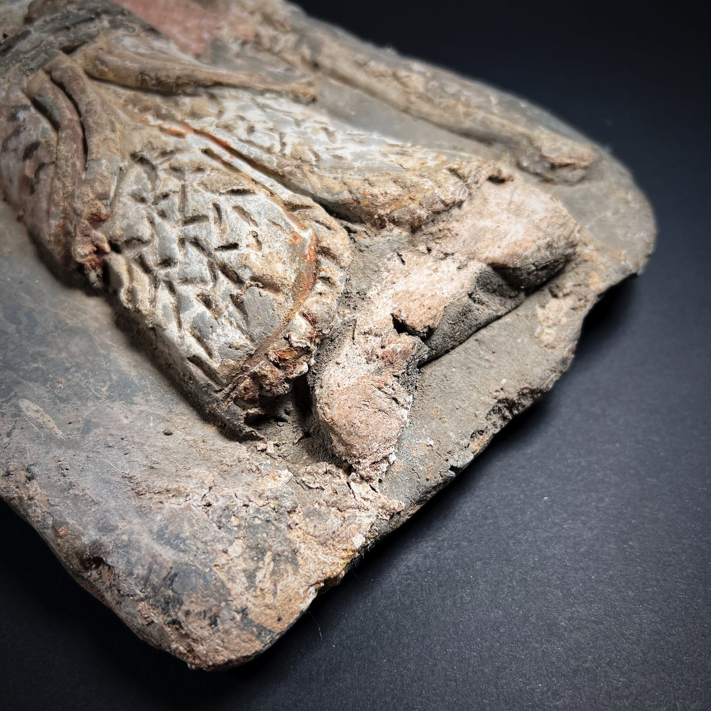Jin Dynasty Terracotta Brick with Warrior Figure