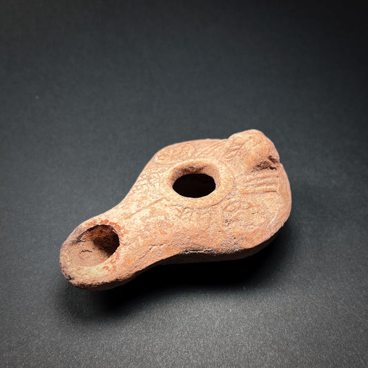 Hellenistic Pottery Oil Lamp