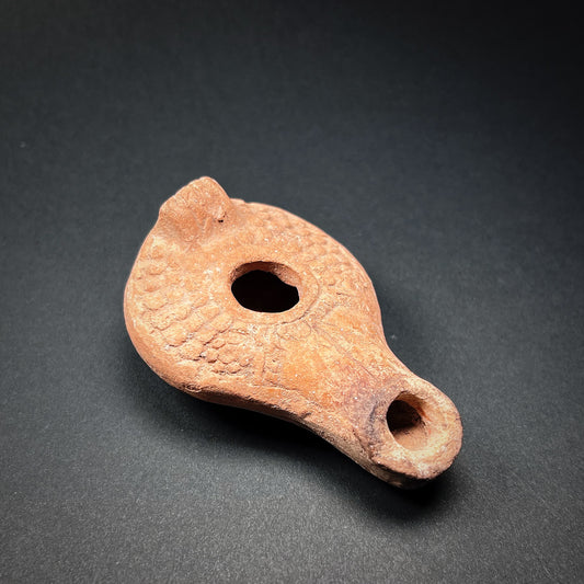 Hellenistic Pottery Oil Lamp