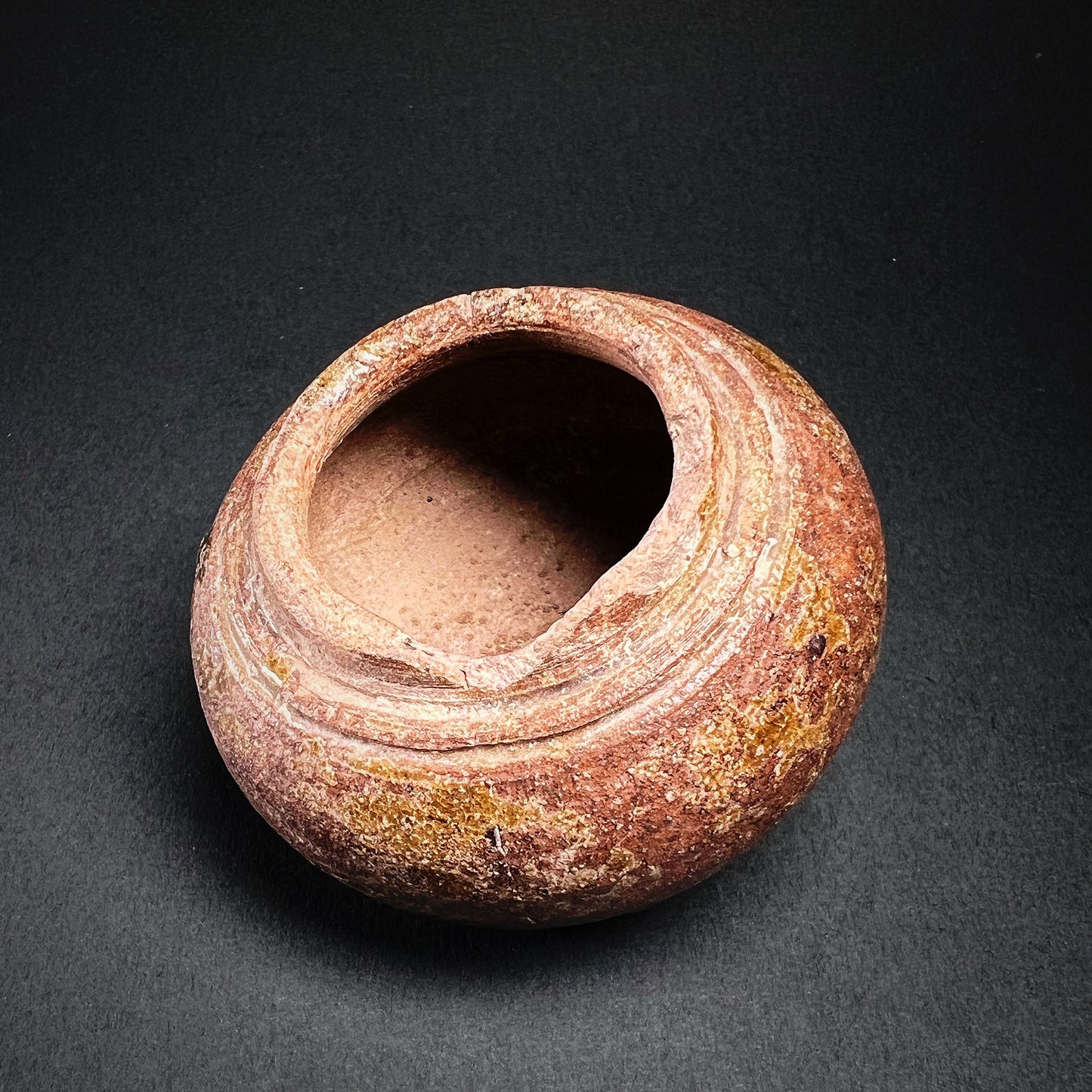 Thai Sawankhalok Brown Glazed Stoneware Vase