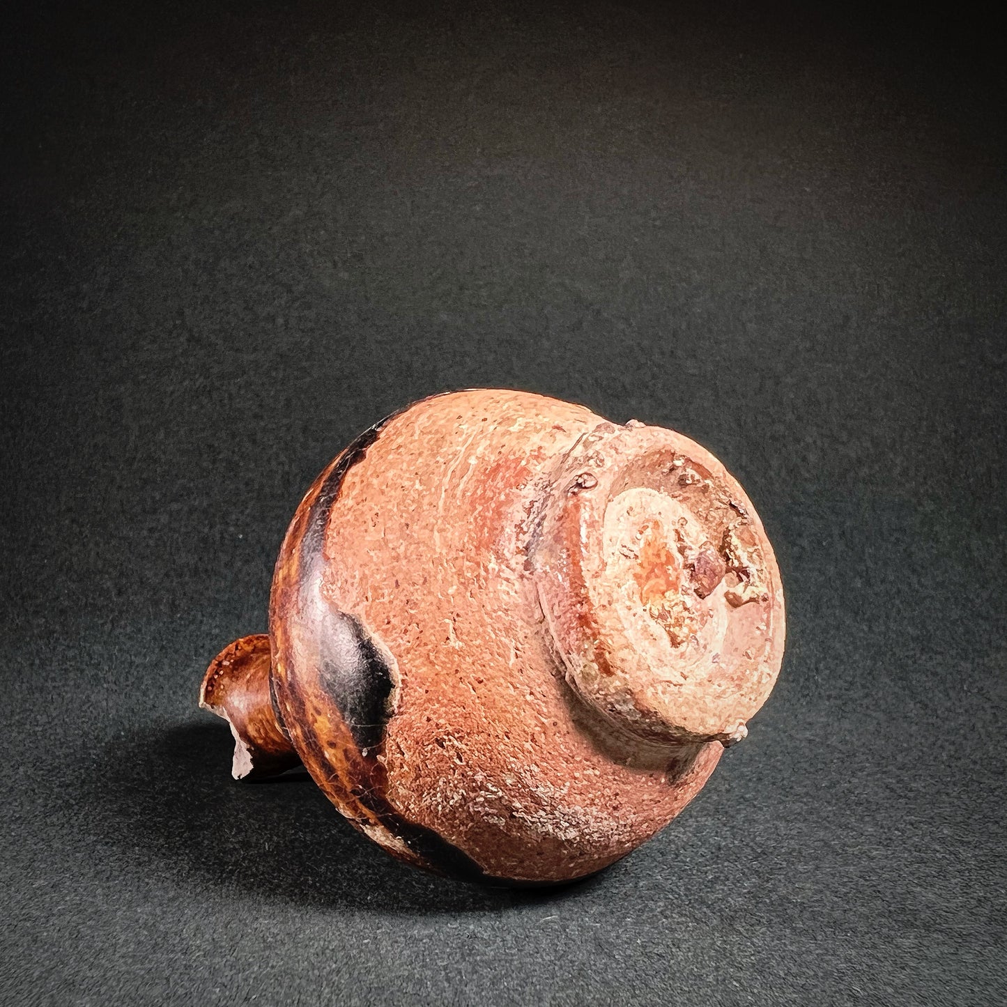 Thai Sawankhalok Brown Glazed Stoneware Mercury Bottle