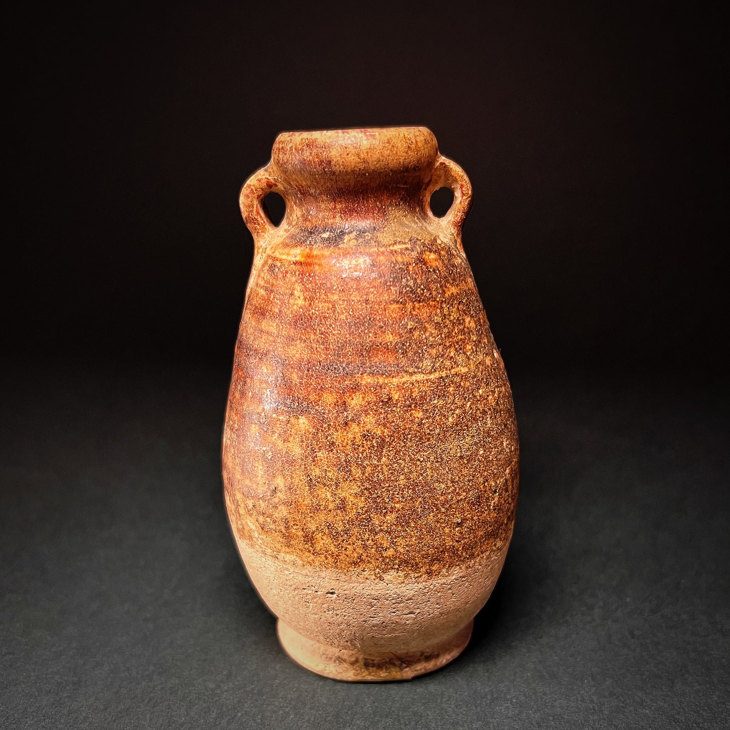 Thai Sawankhalok Brown Glazed Stoneware Bottle