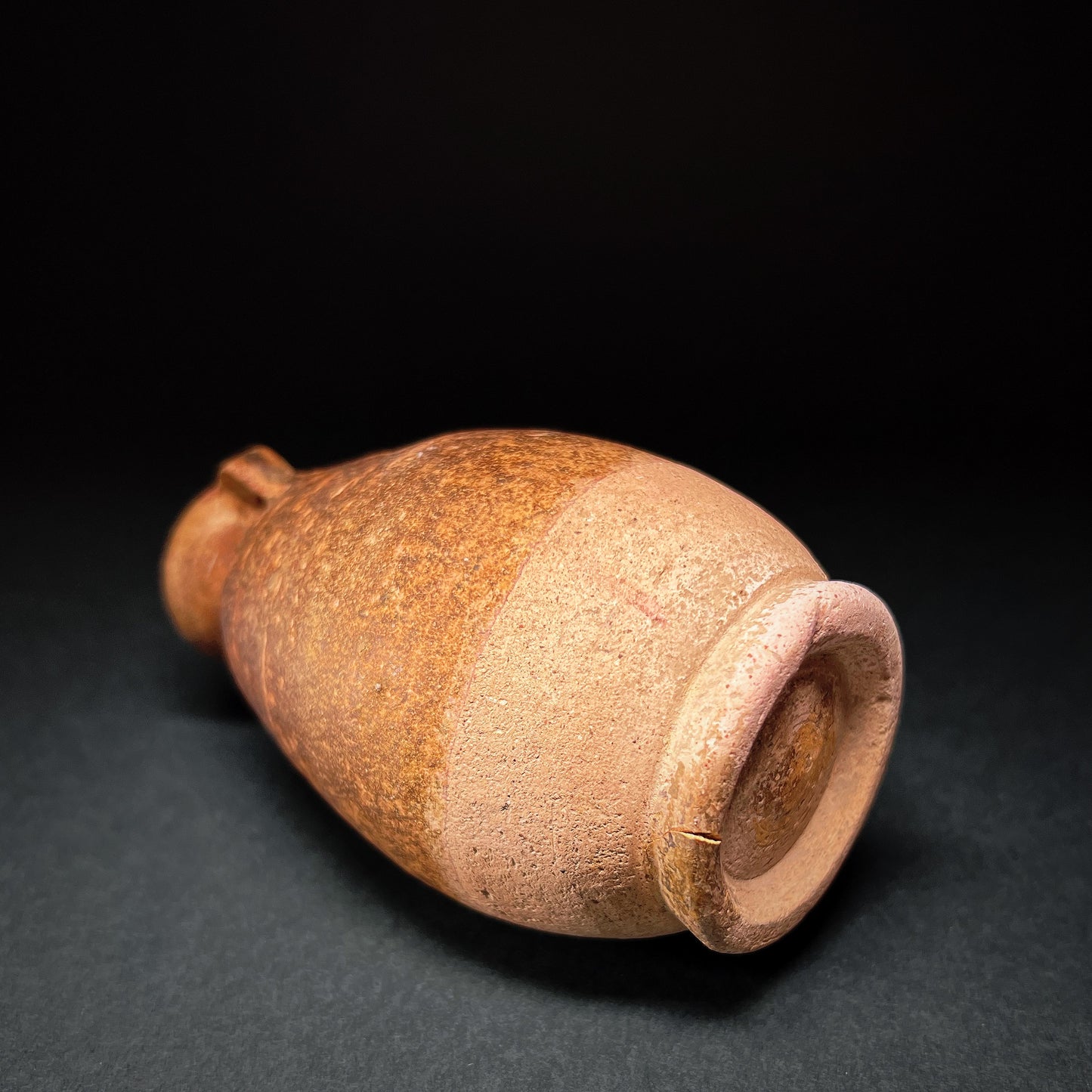 Thai Sawankhalok Brown Glazed Stoneware Bottle