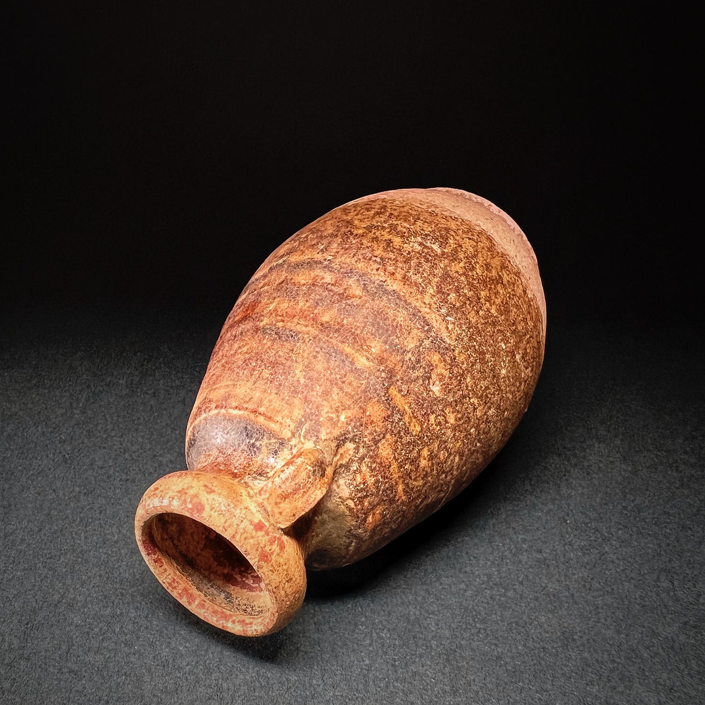 Thai Sawankhalok Brown Glazed Stoneware Bottle