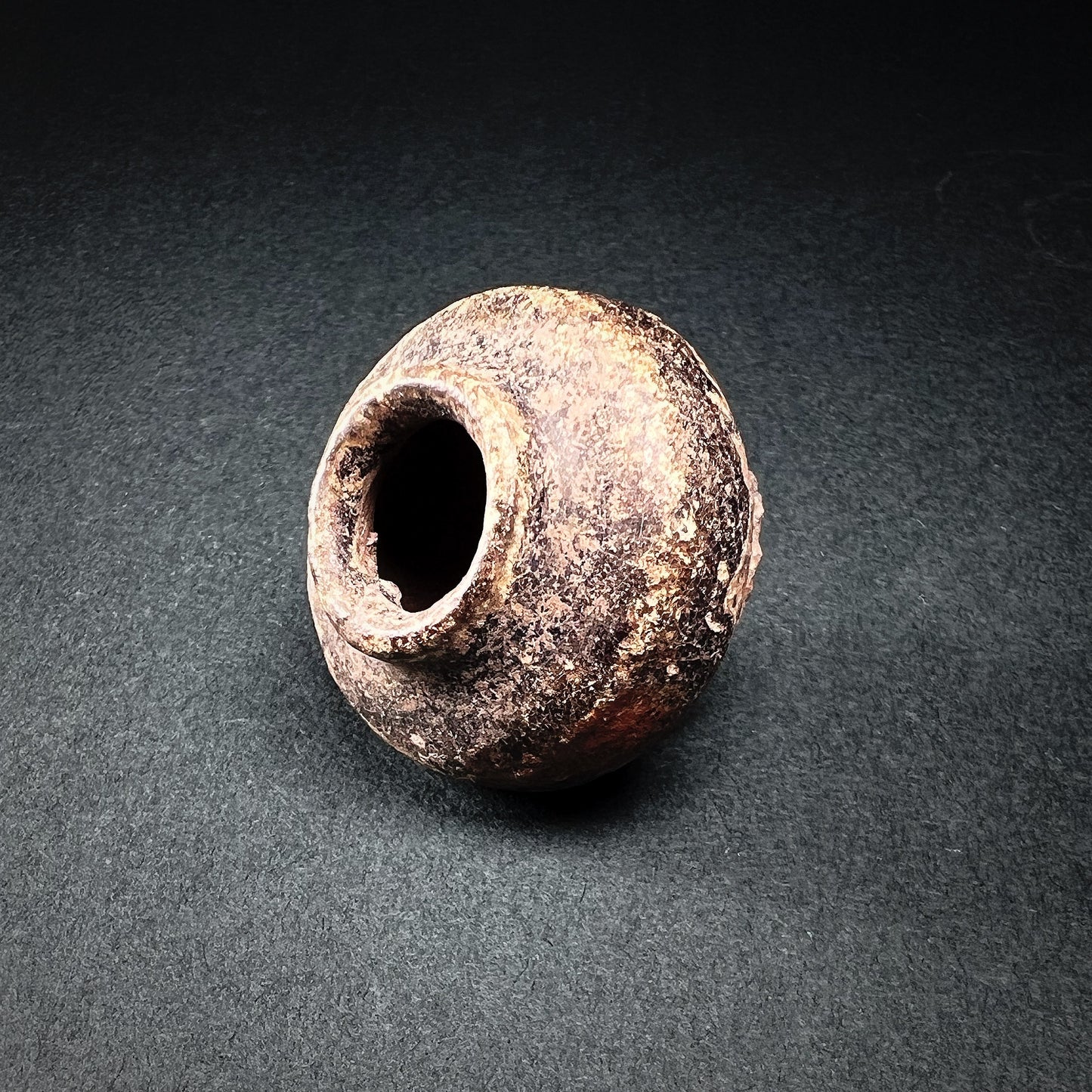 Thai Sawankhalok Brown Glazed Stoneware Jarlet