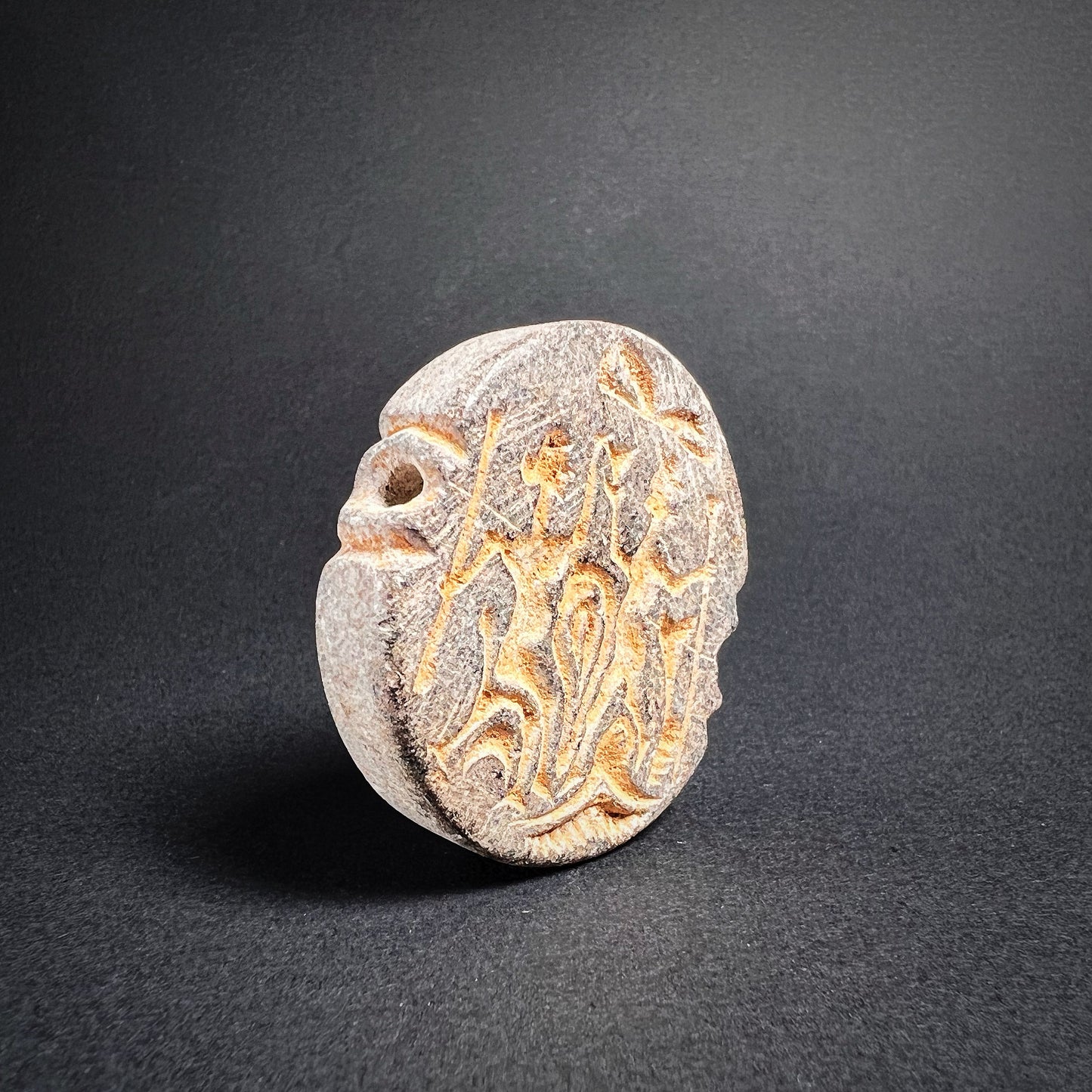 Bactrian Double-Sided Steatite Stamp Seal