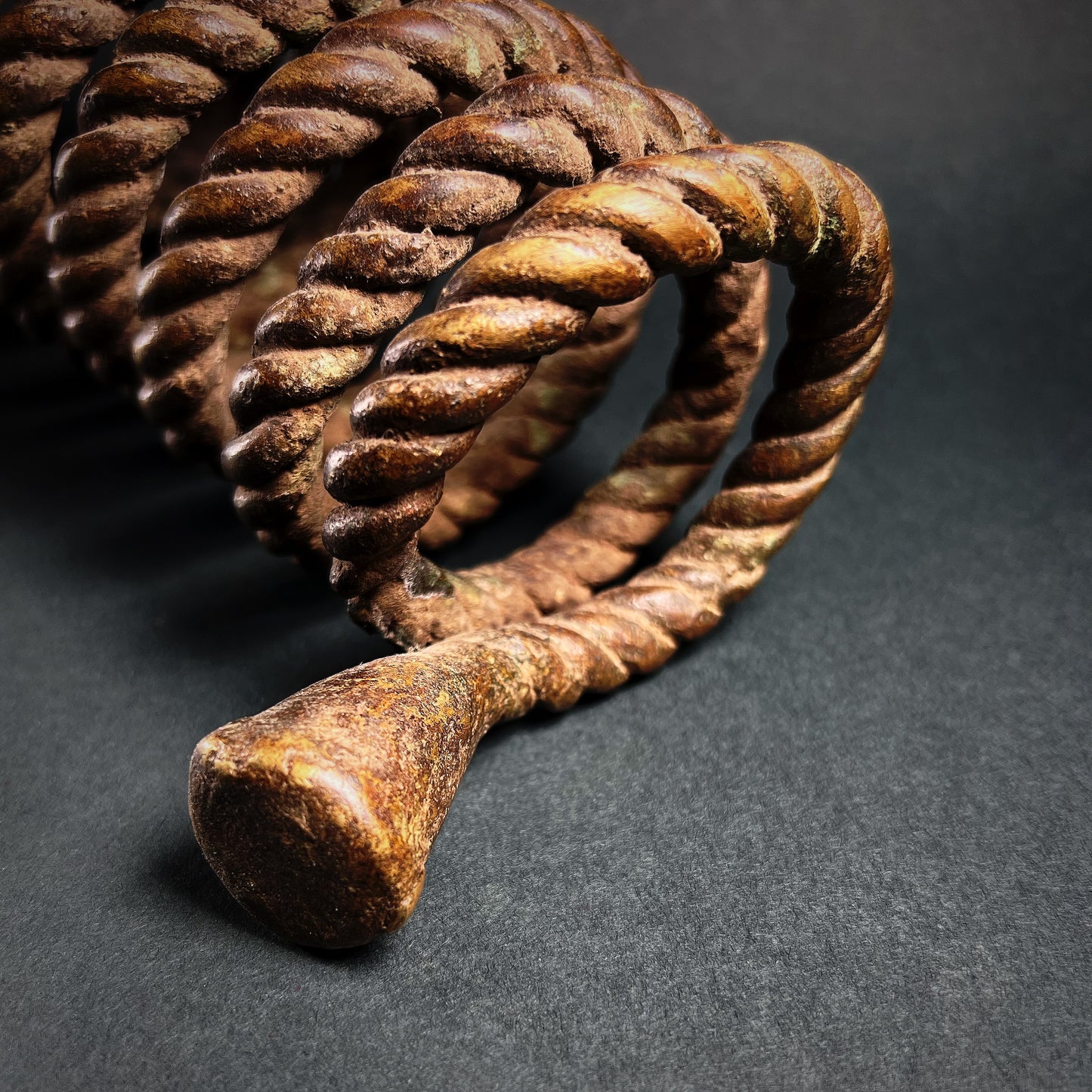 Igbo Coiled Copper Alloy Currency Manilla