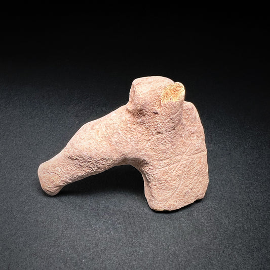 Cypro-Archaic Terracotta Horse Figurine Fragment