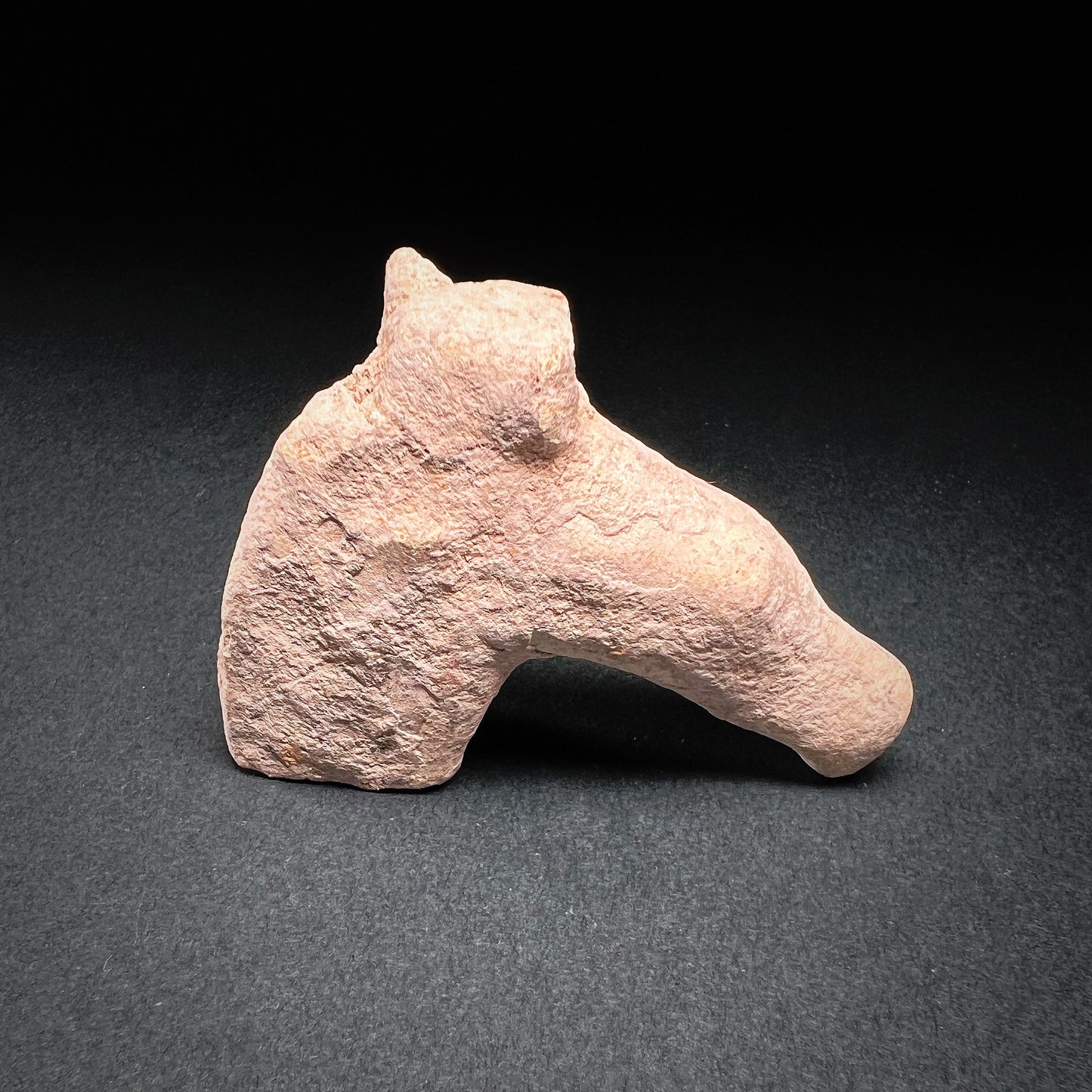 Cypro-Archaic Terracotta Horse Figurine Fragment