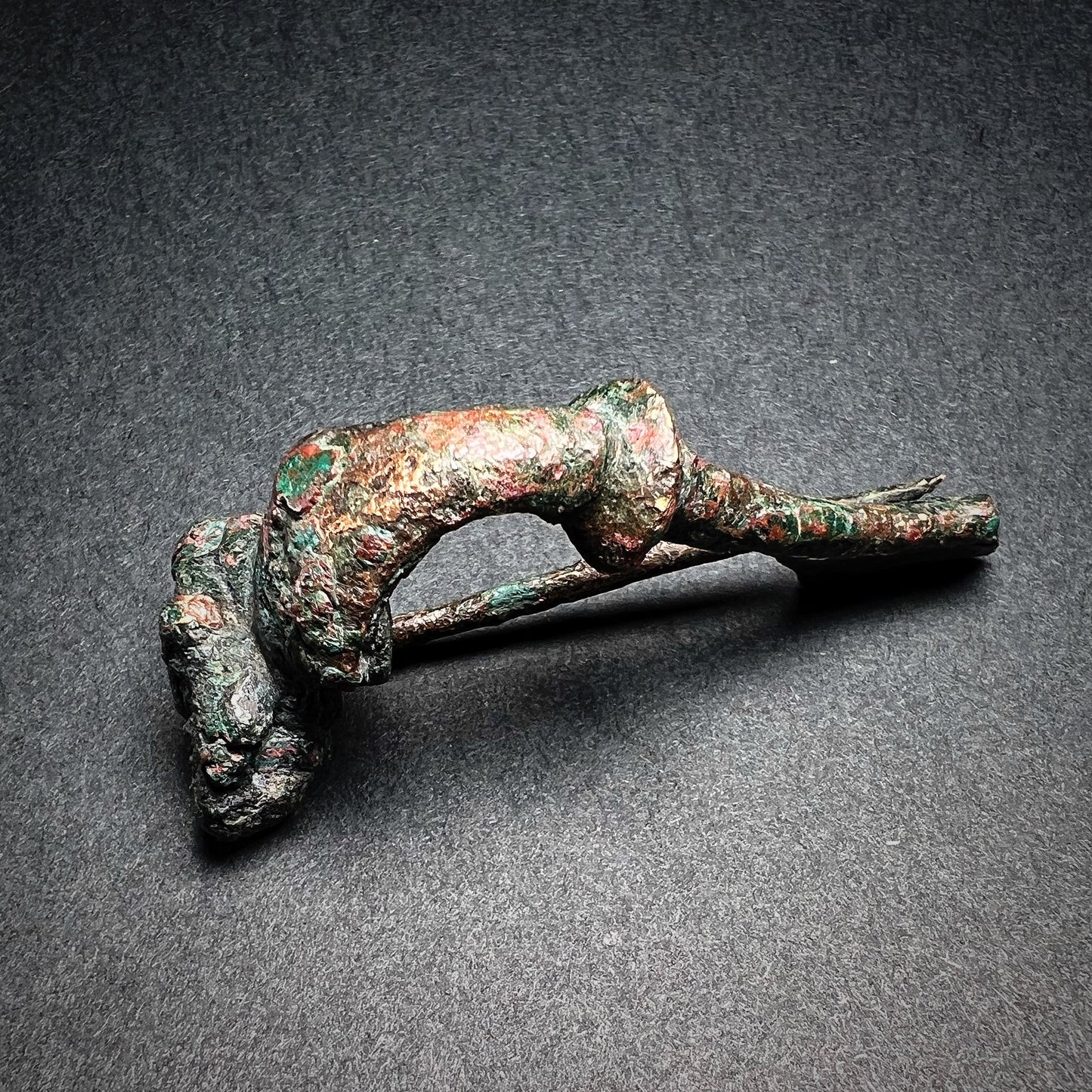 Roman Bronze Knee Fibula