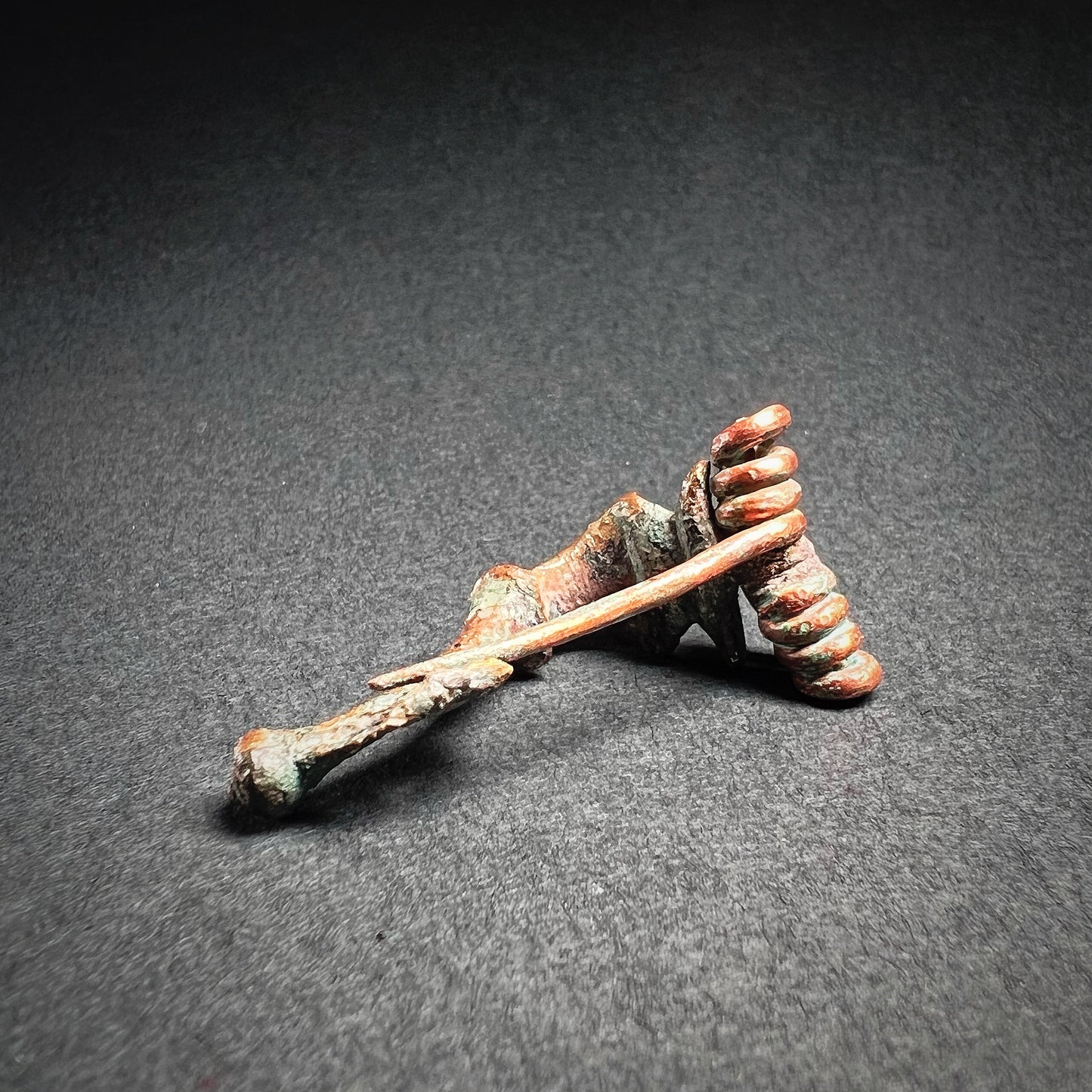 Roman Bronze Knee Fibula