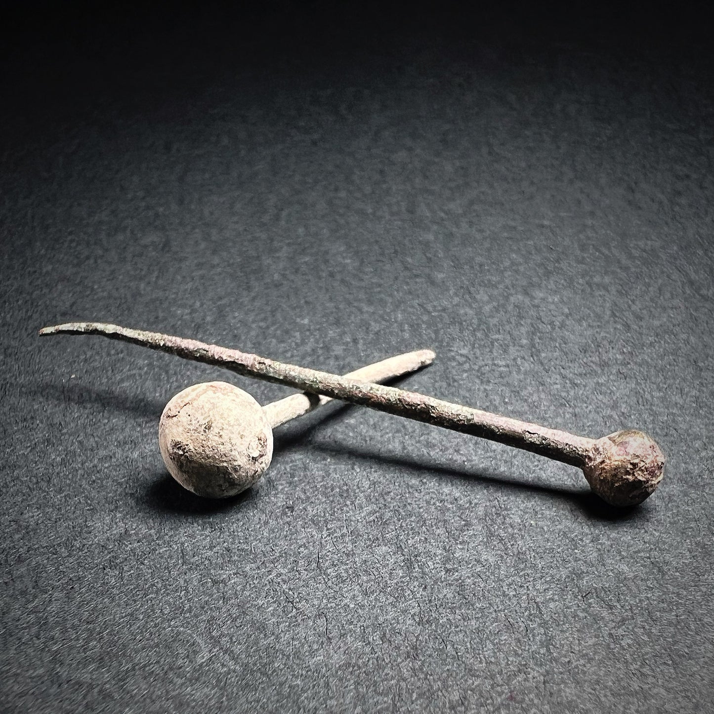 Roman Bronze Hair Pins