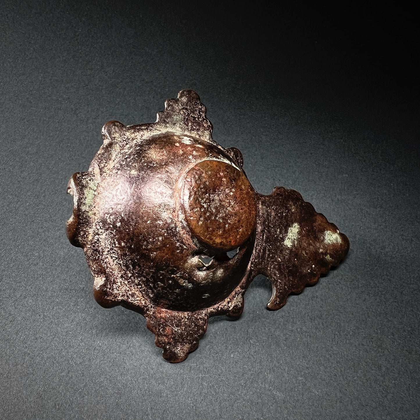 Byzantine Bronze Oil Lamp Filler or Cosmetic Mortar