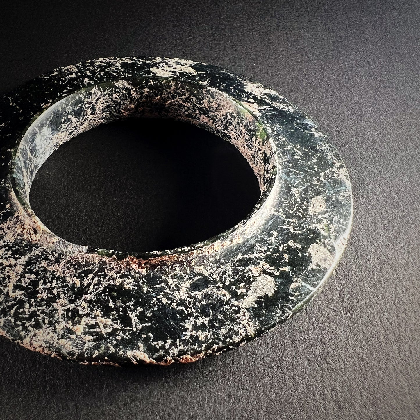 Neolithic Thai Nephrite Jade Bangle