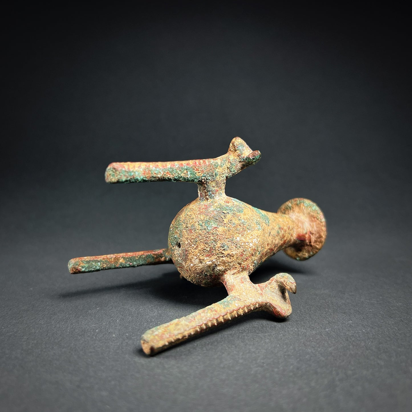 Bactrian Bronze Kohl Container