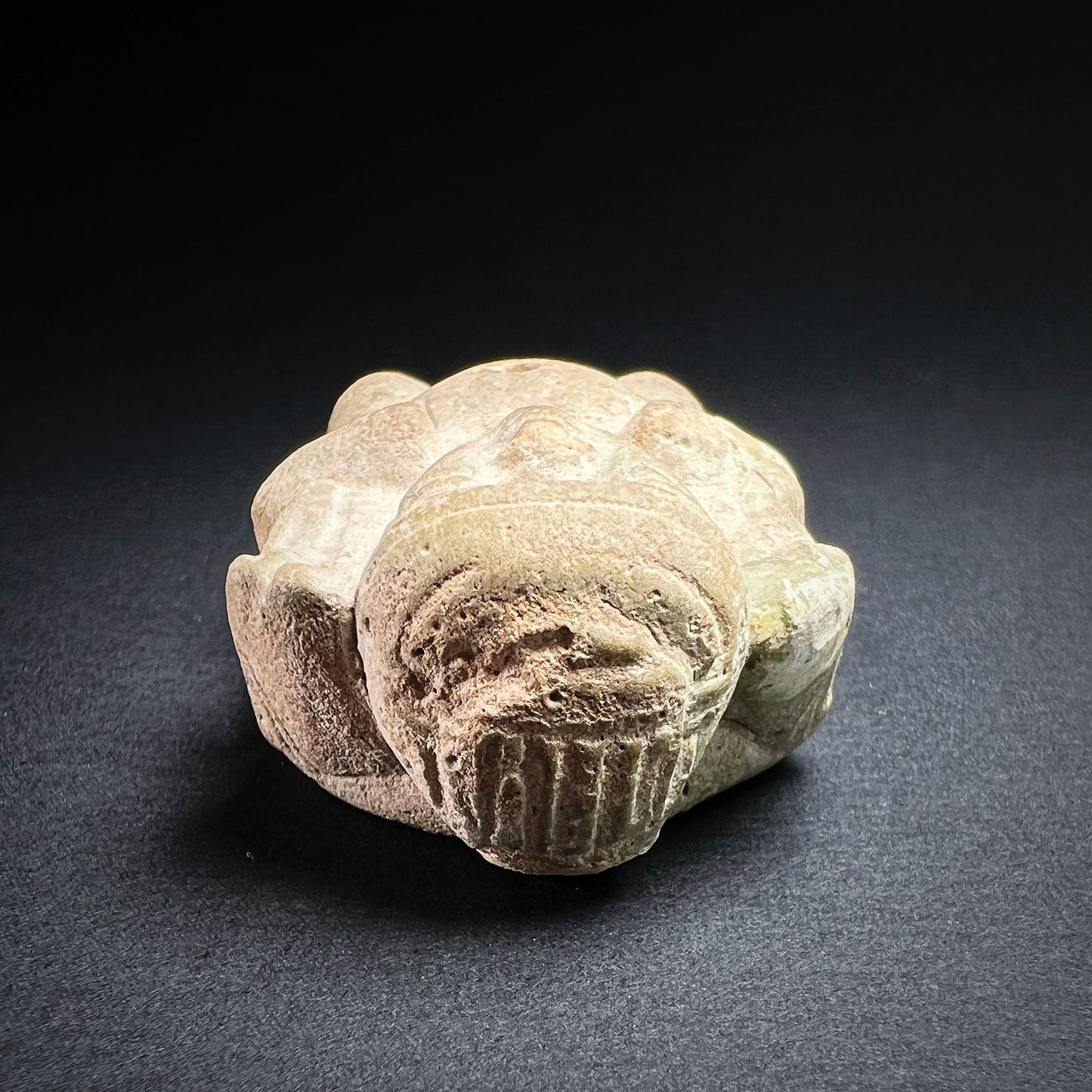 Egyptian Faience Amulet of Ptah-Pataikos