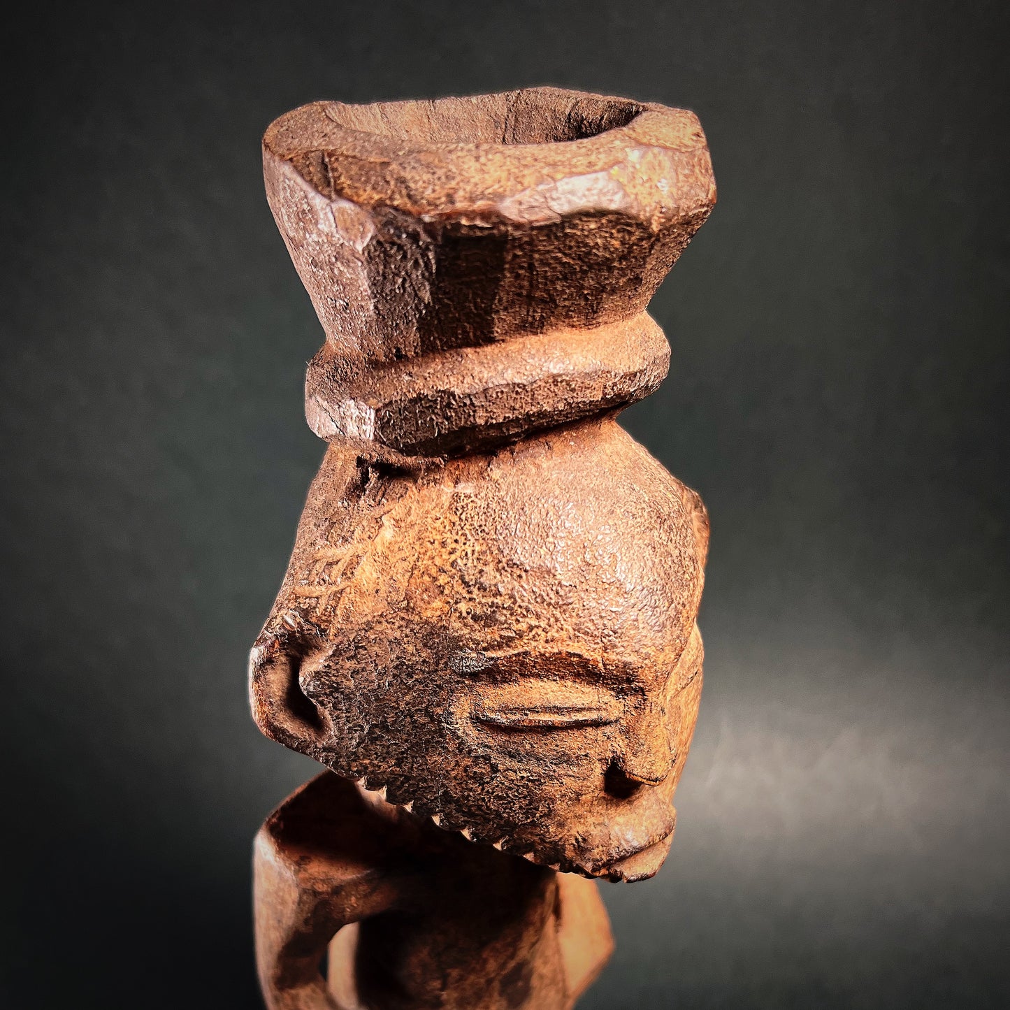 Luba or Kusu Male Power Half Figure Kakudji
