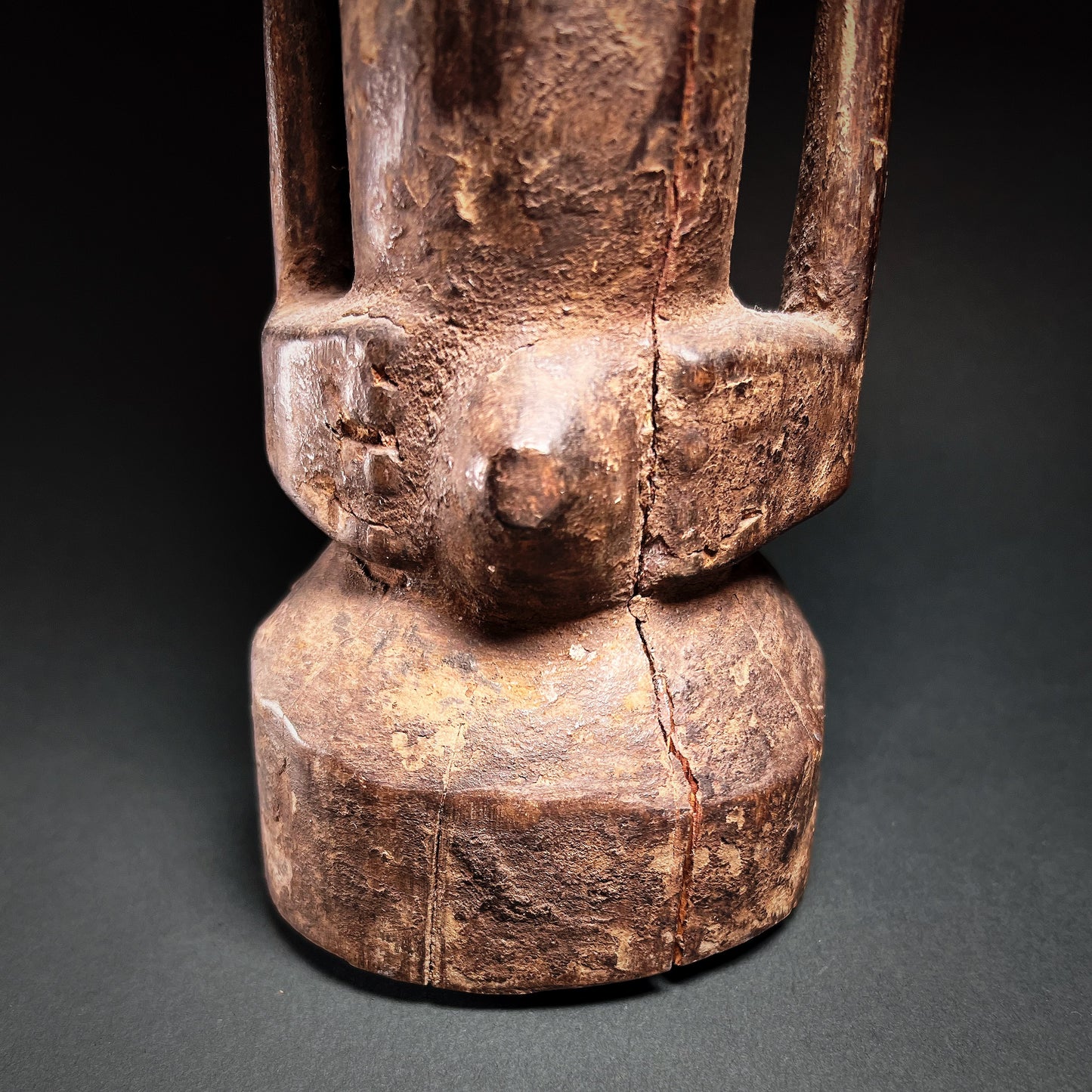 Songye Power Half Male Figure Nkisi