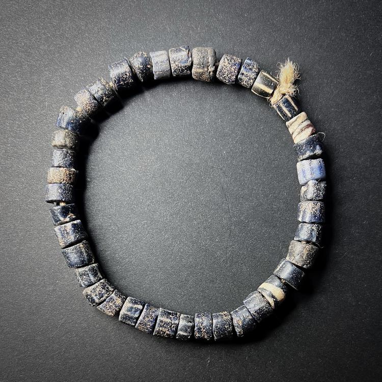 Strand of Powder Glass Beads