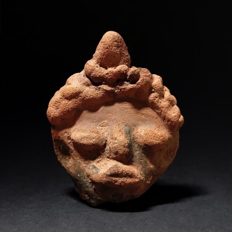 Bura Terracotta Funerary Figure Head