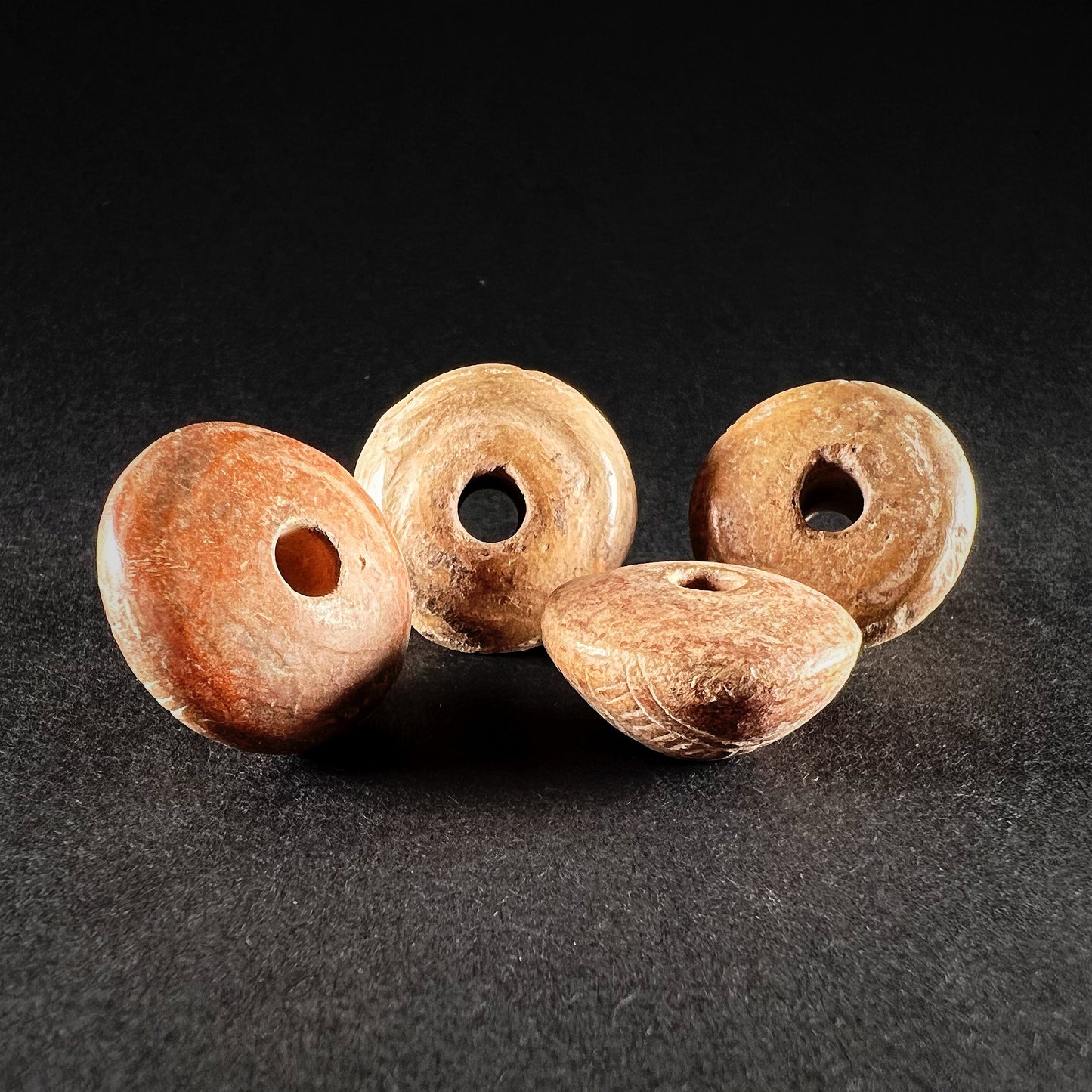 Manabí or Quimbaya Terracotta Spindle Whorls