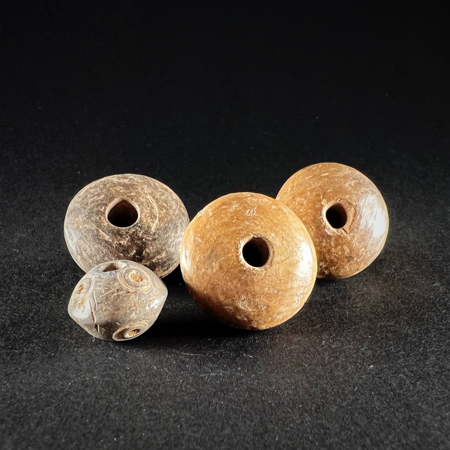 Manabí or Quimbaya Terracotta Spindle Whorls
