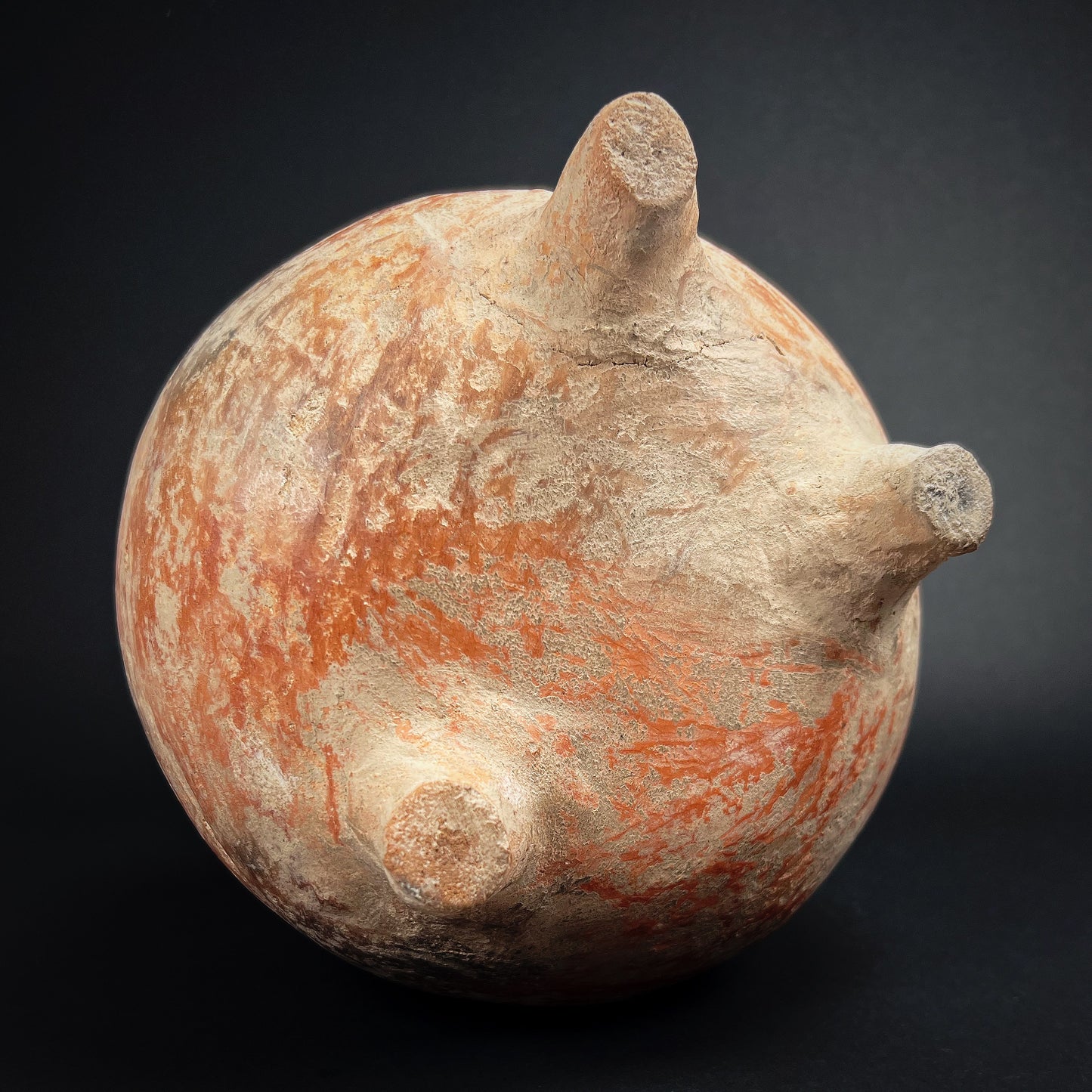 Zapotec Figural Terracotta Tripod Censer