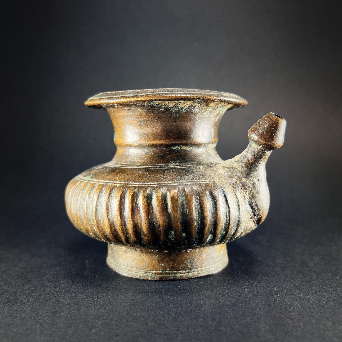 Nepalese Newar Bronze Ritual Water Pot Karuwa
