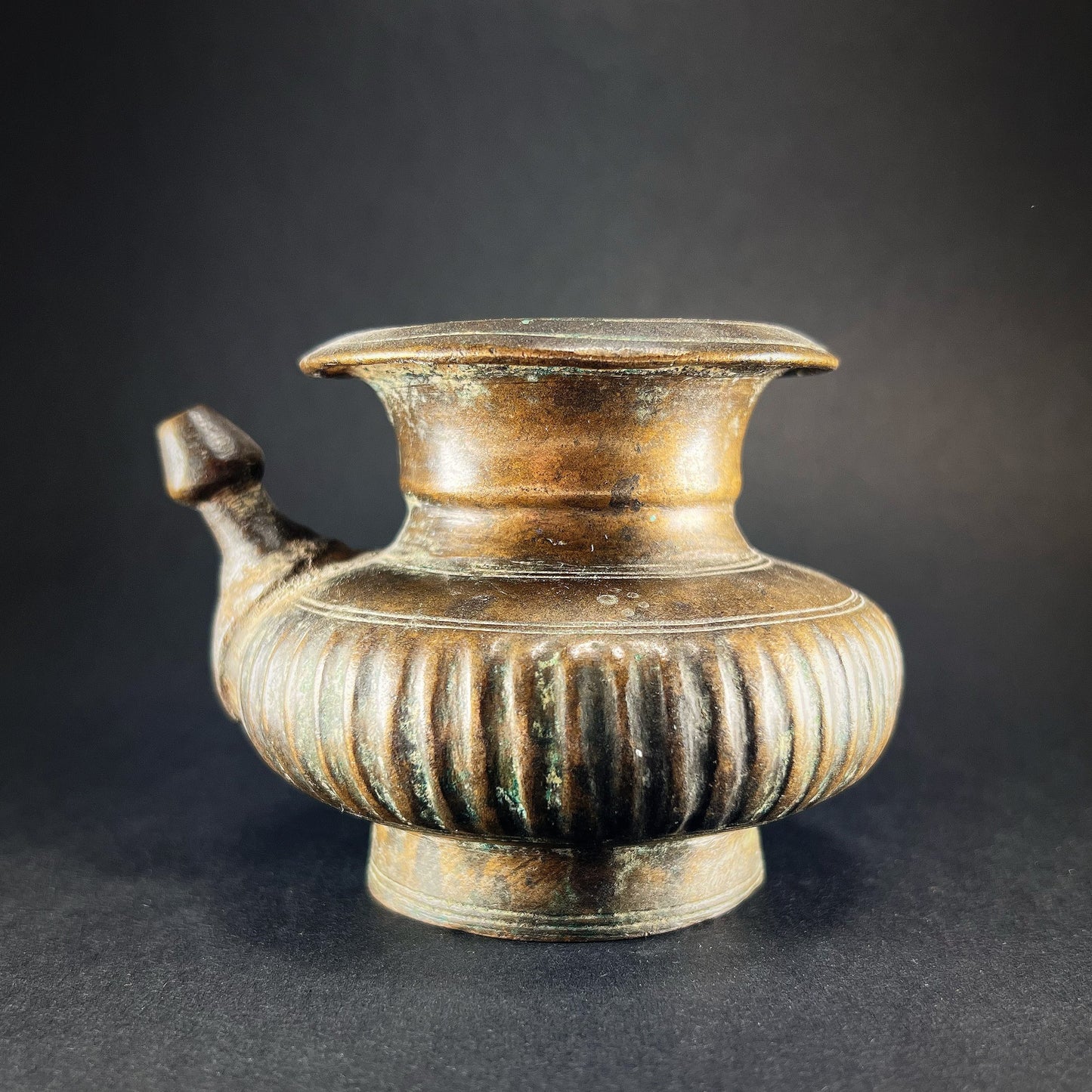 Nepalese Newar Bronze Ritual Water Pot Karuwa