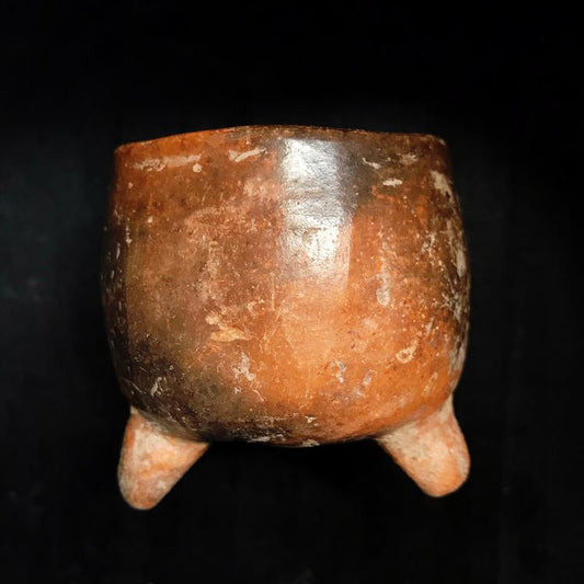 Mayan Tripod Terracotta Vessel