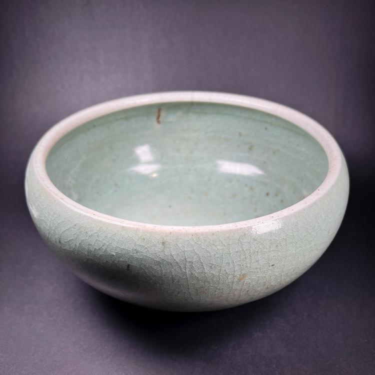 Ming Dynasty Longquan Celadon Tripod Censer