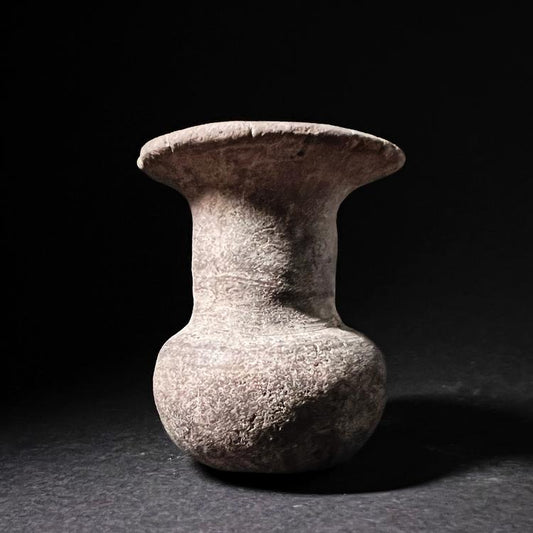 Mayan Miniature Blackware Bottle