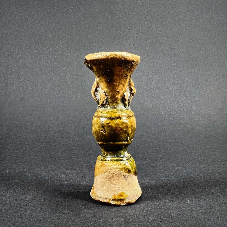 Ming Dynasty Sancai Glazed Miniature Offering Vase