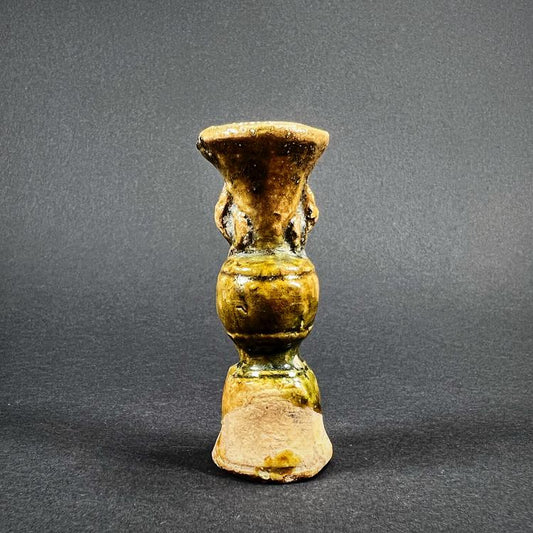 Ming Dynasty Sancai Glazed Miniature Offering Vase