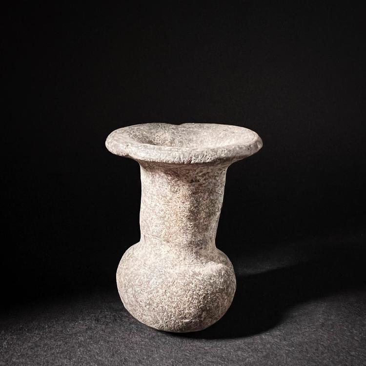 Mayan Miniature Blackware Bottle