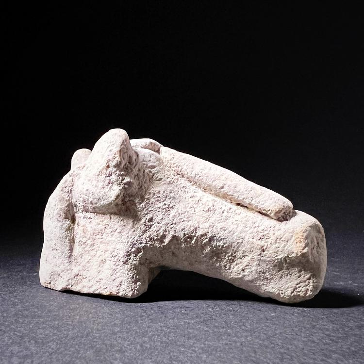 Cypro-Archaic Terracotta Horse Figurine Fragment