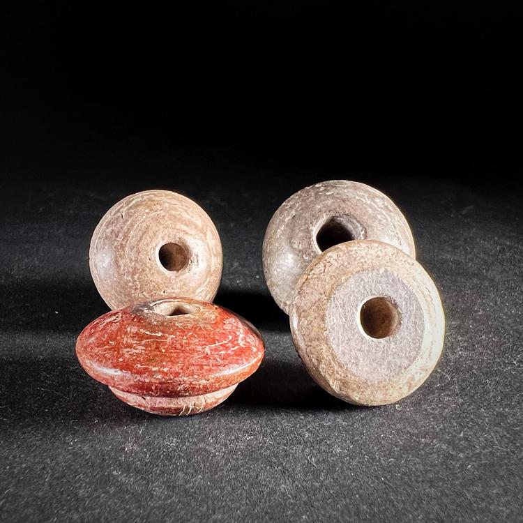 Manabí or Quimbaya Terracotta Spindle Whorls