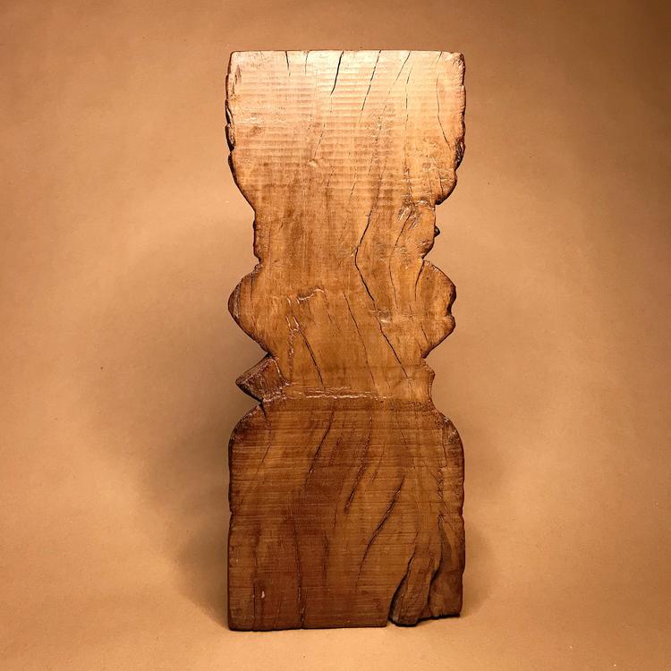 Indian Architectural Wooden Hindu Temple Fragment